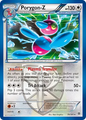 Porygon-Z #74 – Plasma Blast