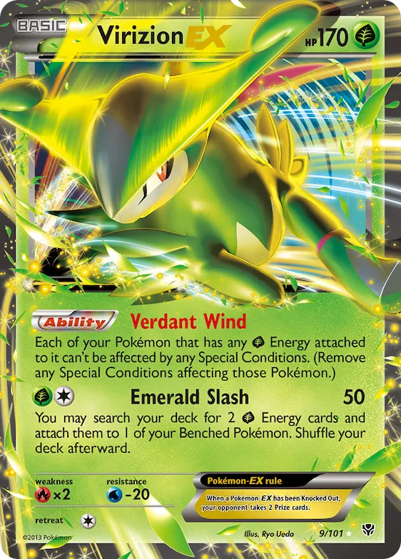 Virizion-EX #9 – Plasma Blast