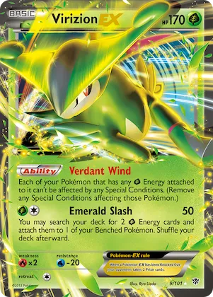 Virizion-EX #9 – Plasma Blast