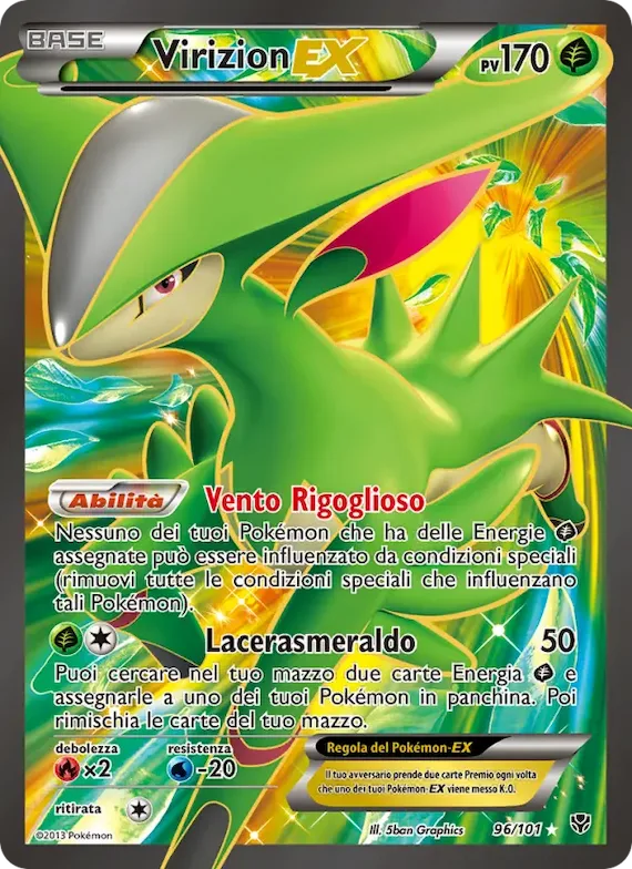 Virizion-EX 96 – Esplosione Plasma
