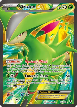 Virizion-EX #96 – Plasma Blast