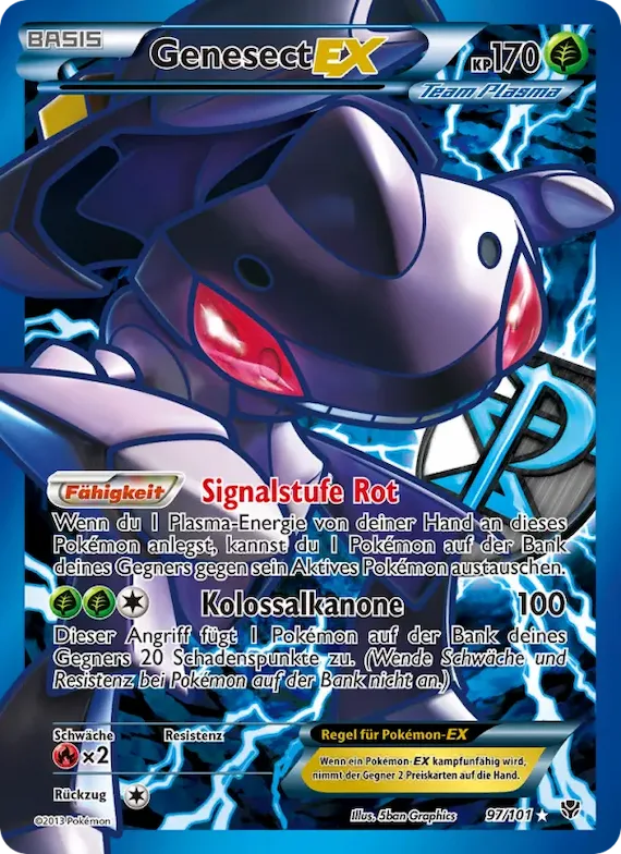 Genesect-EX 97 – Plasma-Blaster