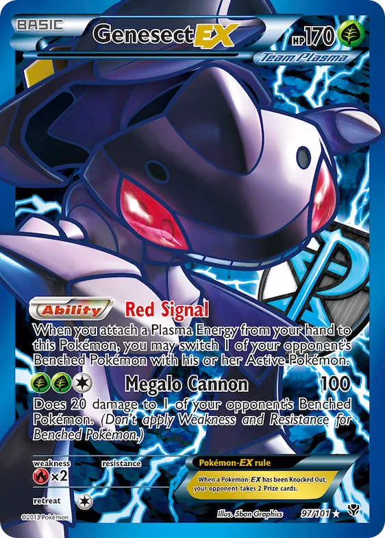 Genesect-EX #97 – Plasma Blast