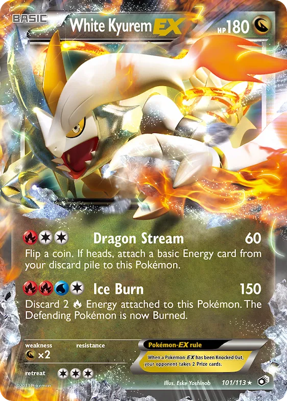 White Kyurem-EX #101 – Legendary Treasures