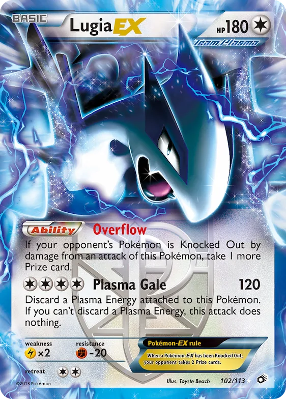 Lugia-EX #102 – Legendary Treasures