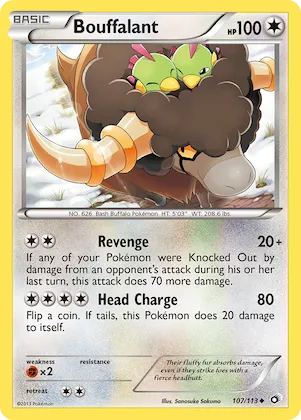 Bouffalant n° 107 – Legendary Treasures