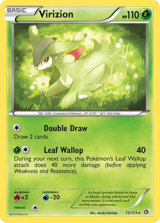 Virizion #15 – Legendary Treasures