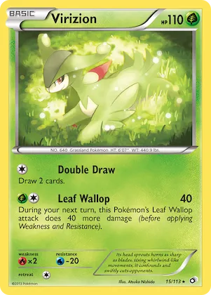 Virizion #15 – Legendary Treasures
