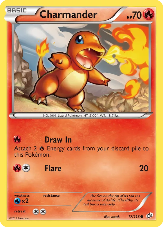 Charmander #17 – Legendary Treasures