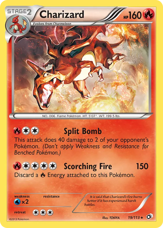 Charizard #19 – Legendary Treasures