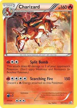 Charizard #19 – Legendary Treasures