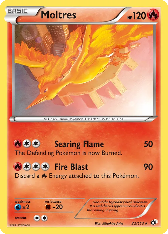 Moltres #22 – Legendary Treasures