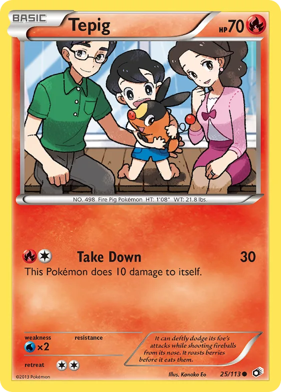 Tepig #25 – Legendary Treasures