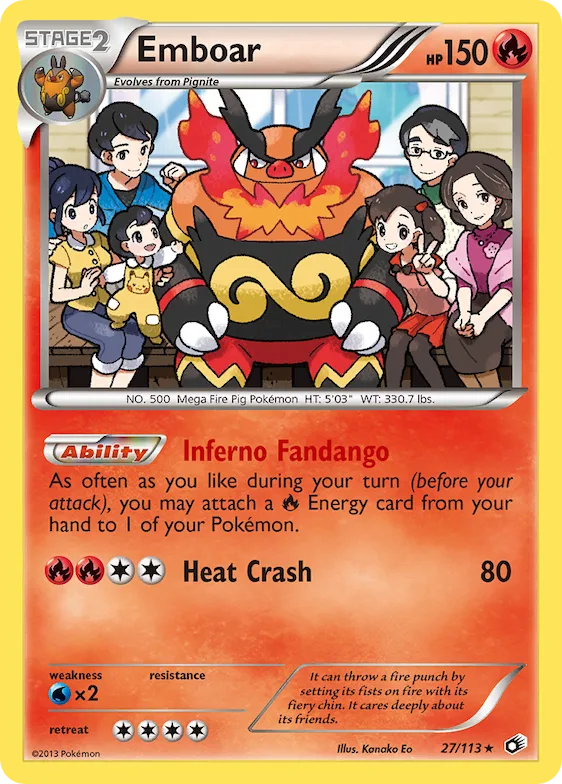 Emboar #27 – Legendary Treasures