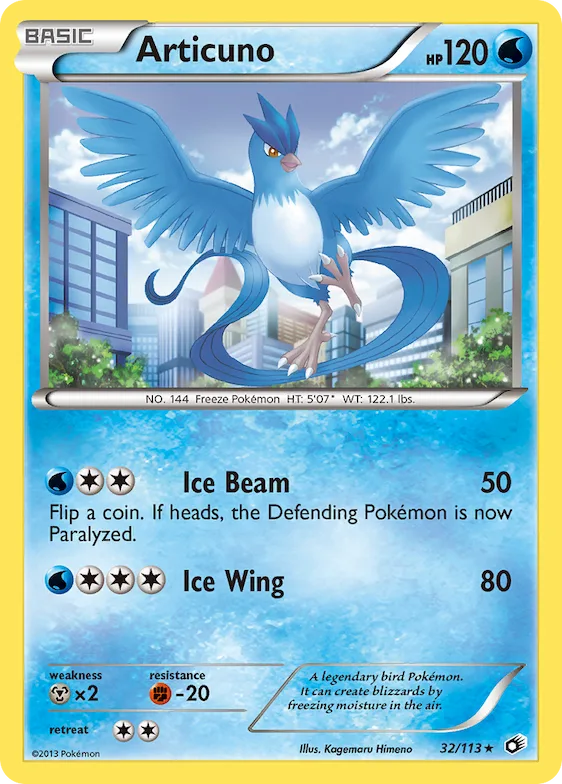 Articuno #32 – Legendary Treasures