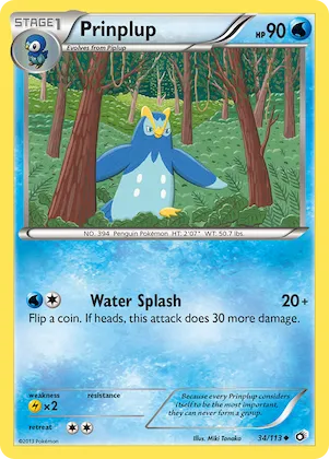 Prinplup Nr. 34 – Legendary Treasures