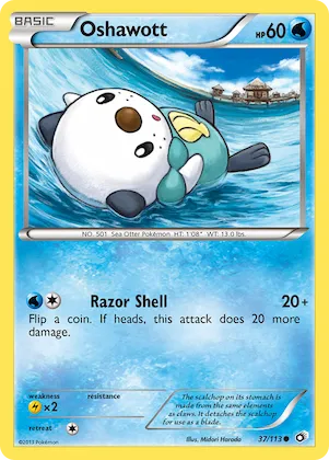 Oshawott Nr. 37 – Legendary Treasures