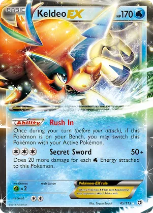Keldeo-EX n° 45 – Legendary Treasures