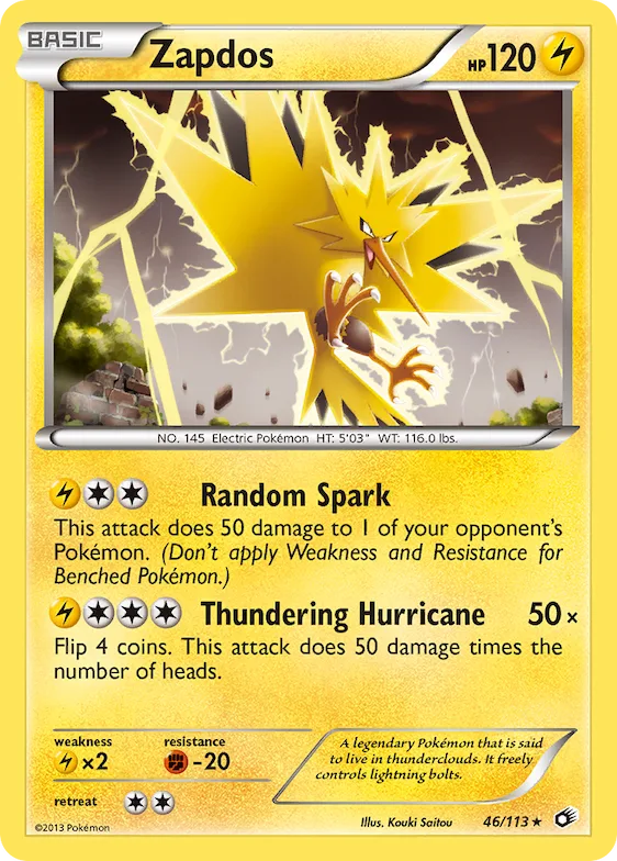 Zapdos #46 – Legendary Treasures