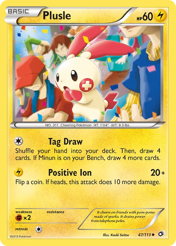 Plusle #47 – Legendary Treasures