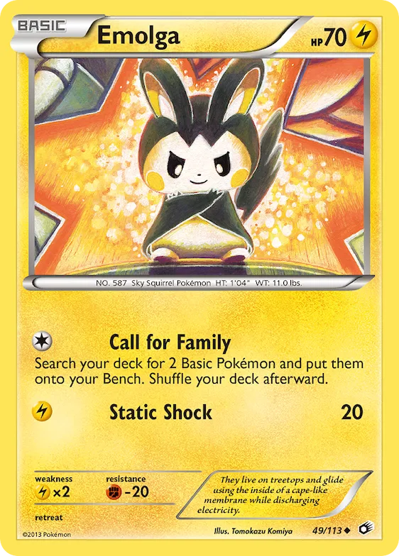Emolga #49 – Legendary Treasures