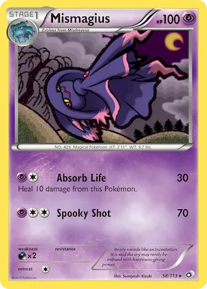 Mismagius n° 58 – Legendary Treasures