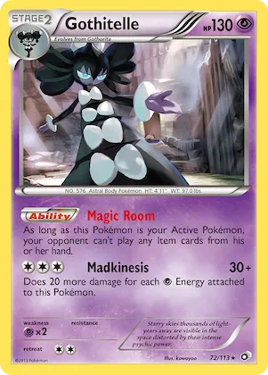 Gothitelle n° 72 – Legendary Treasures