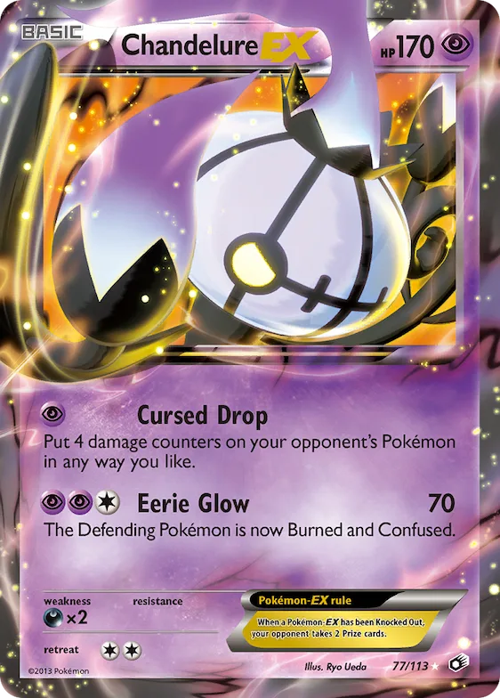 Chandelure-EX #77 – Legendary Treasures