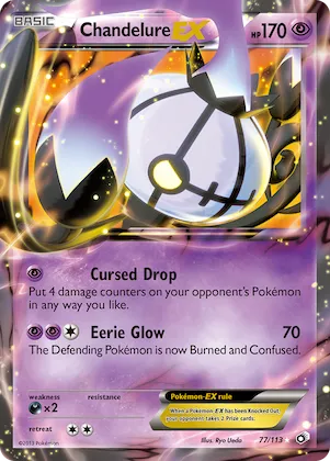 Chandelure-EX #77 – Legendary Treasures
