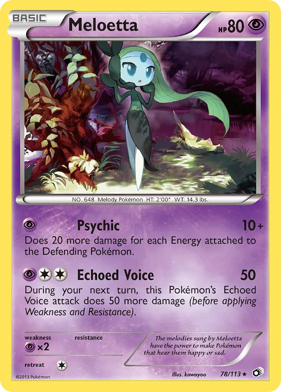 Meloetta #78 – Legendary Treasures