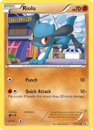 Riolu #79 – Legendary Treasures