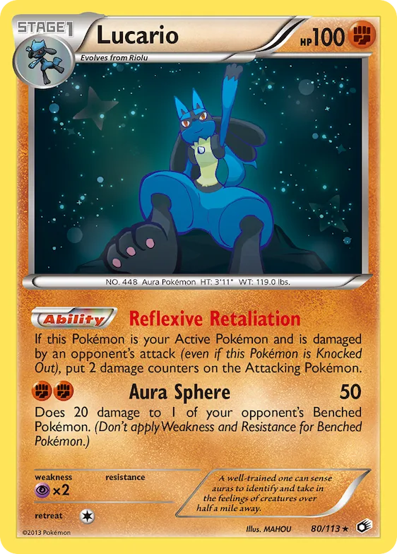 Lucario #80 – Legendary Treasures