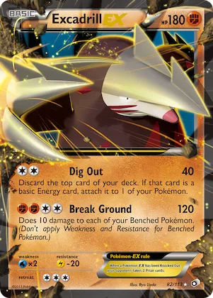 Excadrill-EX #82 – Legendary Treasures