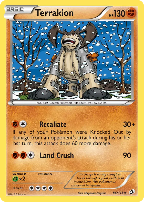Terrakion #84 – Legendary Treasures