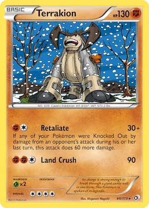 Terrakion #84 – Legendary Treasures