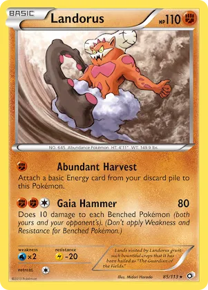 Landorus n° 85 – Legendary Treasures