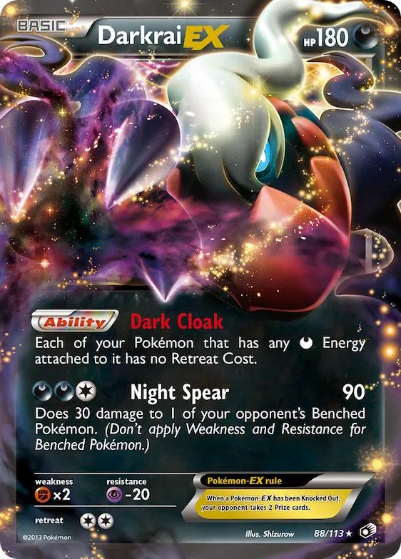 Darkrai-EX #88 – Legendary Treasures
