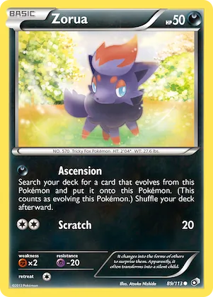 Zorua #89 – Legendary Treasures