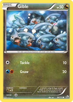 Gible n° 94 – Legendary Treasures