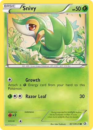 Snivy #RC1 – Legendary Treasures