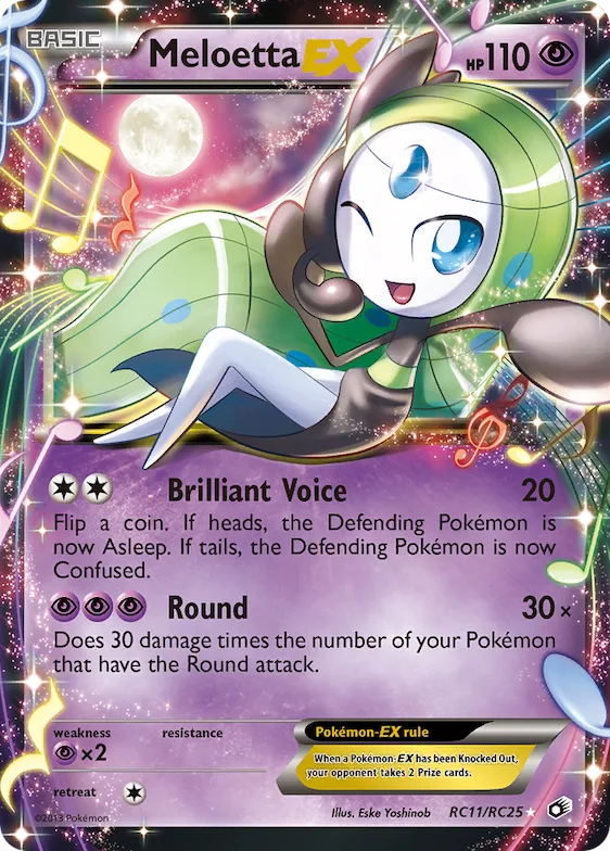 Meloetta-EX #RC11 – Legendary Treasures