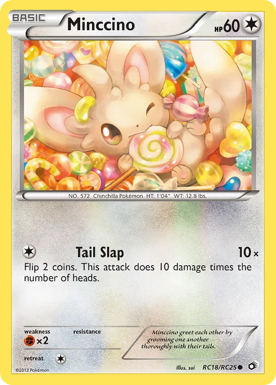 Minccino #RC18 – Legendary Treasures
