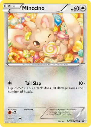 Minccino n° RC18 – Legendary Treasures