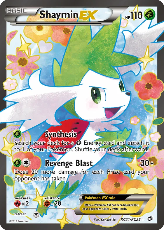 Shaymin-EX #RC21 – Legendary Treasures