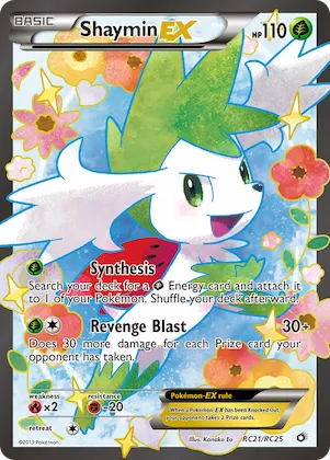 Shaymin-EX #RC21 – Legendary Treasures