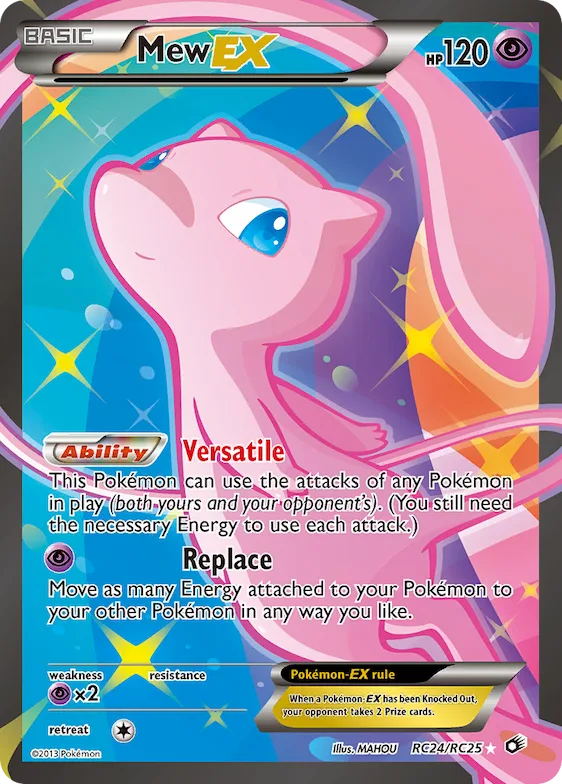 Mew-EX #RC24 – Legendary Treasures