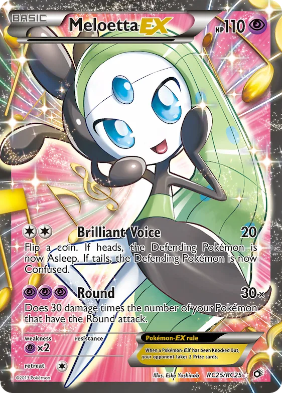 Meloetta-EX #RC25 – Legendary Treasures