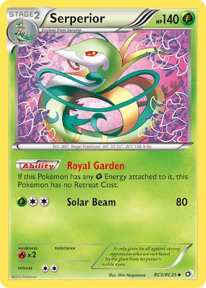Serperior #RC3 – Legendary Treasures