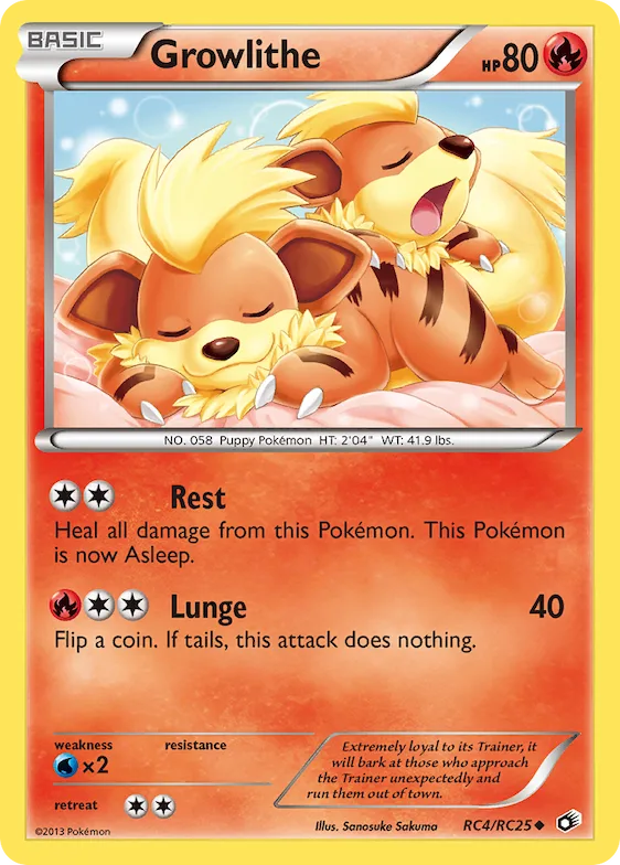 Growlithe #RC4 – Legendary Treasures