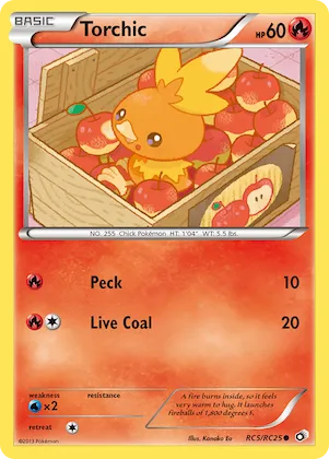 Torchic Nr. RC5 – Legendary Treasures